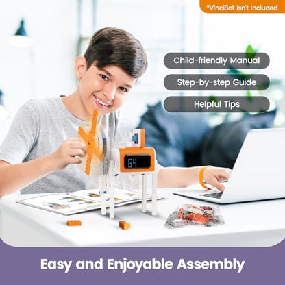 Vincibot Coding Robot with Inventor Kit for Kids 8-12