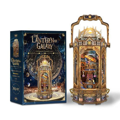 Book Nook Kit DIY 3D Wooden Puzzle - Starry Guide Camping Light - color: Starry Guide Camping Light