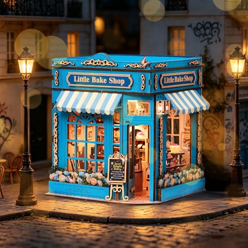 Book Nook Kit, Book Nook Kits for Adults DIY Booknook Model Build - color: Little Bake Shop