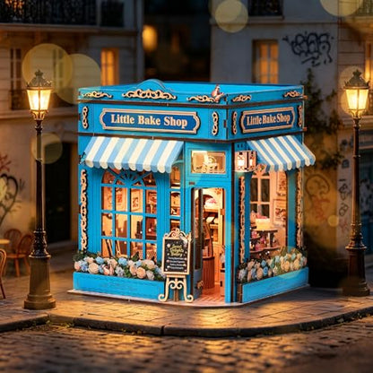 Book Nook Kit, Book Nook Kits for Adults DIY Booknook Model Build - color: Little Bake Shop