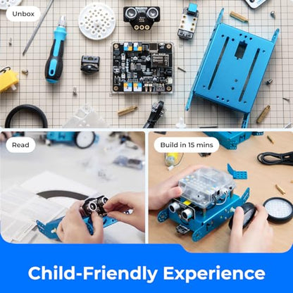 Makeblock mBot STEM Coding Toys Robotics for Kids Ages 8-12 (Pack of 2) - size: mBot Blue (Pack of 2)