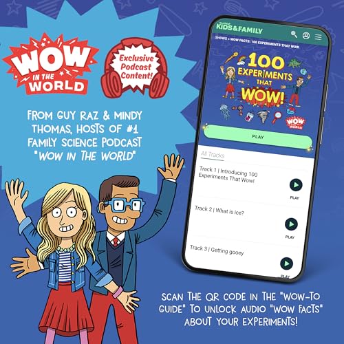 Wow in The World 100 Experiments That Wow Science Kit by Thames & Kosmos, Over 60 Tools & Materials, Unique Chemistry, Physics, Biology & Earth Science Activities w/Science Journal for Ages 6+