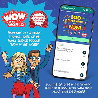 Wow in The World 100 Experiments That Wow Science Kit by Thames & Kosmos, Over 60 Tools & Materials, Unique Chemistry, Physics, Biology & Earth Science Activities w/Science Journal for Ages 6+