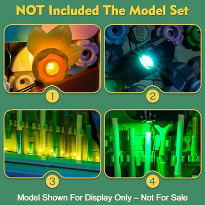 LocoLee Light kit Compatible with Lego 31220 Claude Monet – Bridge Over a Pond of Water Lilies - No Actual Model Only Lights, LED Lighting Compatible with Lego 31220 Monet (Standard Version) - style: Standard Version