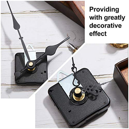 Outus 6 Pack High Torque Silent Quartz Clock Movement Kit, 13 mm/ 0.5 Inch - size: 13 mm/ 0.5 Inches
