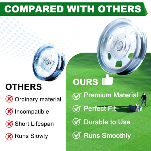 Idler Pulley (033-8000-00 033-7201-00 033-2000-00 033-7201-25) Fits Bad Boy ZT MZ Out Law Series 72" 61" 60" 50" 48" 54" Decks Mower (3 Pack) - color: 033-8000-00 3 pack