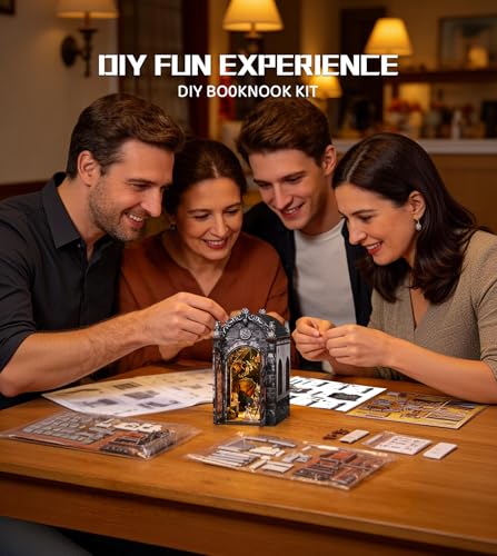 Spilay Book Nook Kit for Adults, Magic DIY Miniature House Kit - color: Dragons Treasure Labyrinth