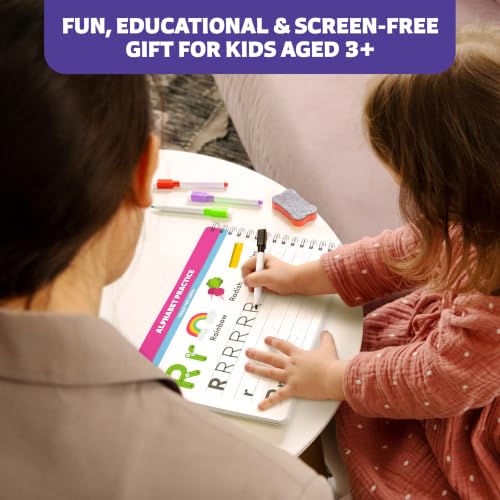 Preschool Workbook, 53 Learning Activities, Educational Kids Toy Ages 3-5