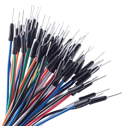 Breadboard Jumper Wire Kit:2X830&400 Breadboards,130 Flexible+280 Jumpers,1 Tweezer for Arduino Raspberry Pi - size: 2PACK