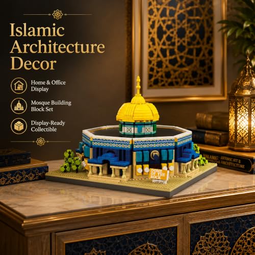 Dome of The Rock Micro Mini Building Blocks Sets 983 PCS - style: Dome of The Rock