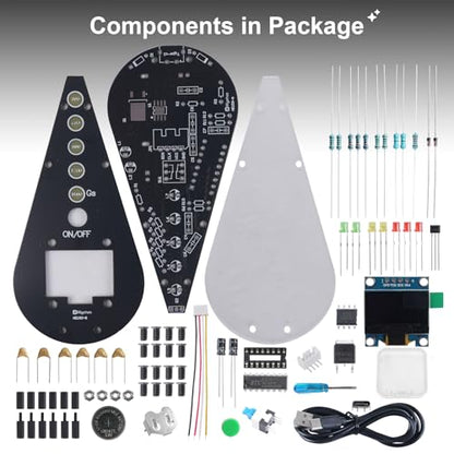 DIY Magnetic Field Detector Soldering Practice Kit with Hall Sensor
