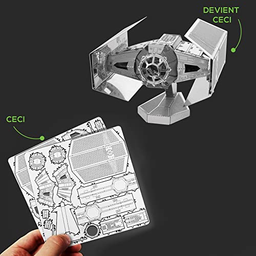 Fascinations Metal Earth Star Wars OT Darth Vader's Tie Fighter 3D Metal Model Kit