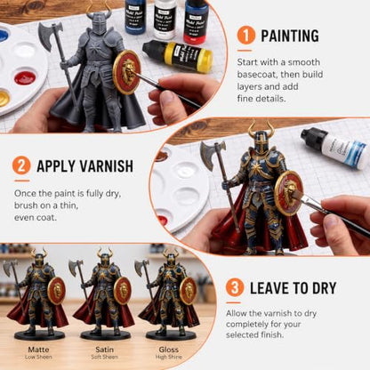 Nicpro 80 Colors Model Paint Set with 8 Thinners & 5 Specialty Bottles - style: 80 Colors Set