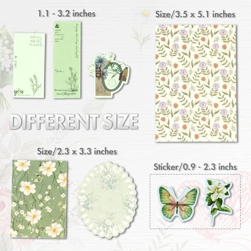 OKUPAN Scrapbook Supplies Kit – 400Pcs Scrapbook Paper & Journal Stickers - color: 4 PACK