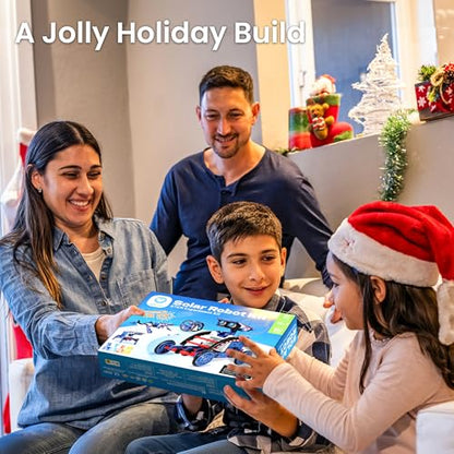 Bundle - 2 Items: Sillbird Solar Robot Toys & Robot Building Kit with Remote Control for Boys Ages 8-14, Christmas STEM Robotics Technic Toy, Birthday Creative Gifts for Kids