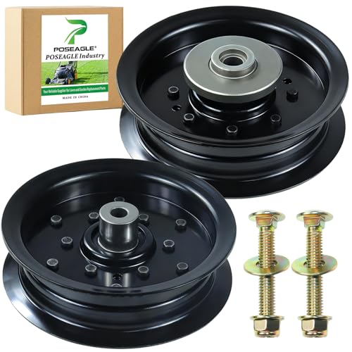 532196104 Idler Pulley with 532196106 Idler Pulley for Z254 Mower - size: 1x196106+1x196104