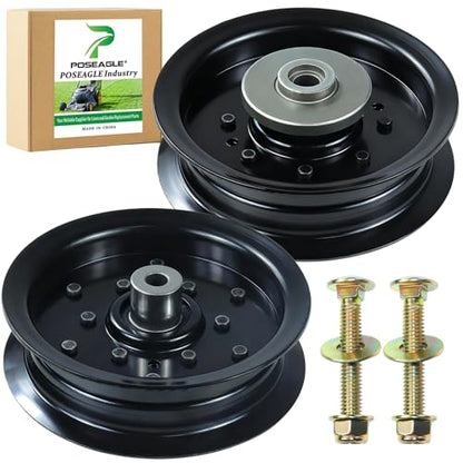 532196104 Idler Pulley with 532196106 Idler Pulley for Z254 Mower - size: 1x196106+1x196104