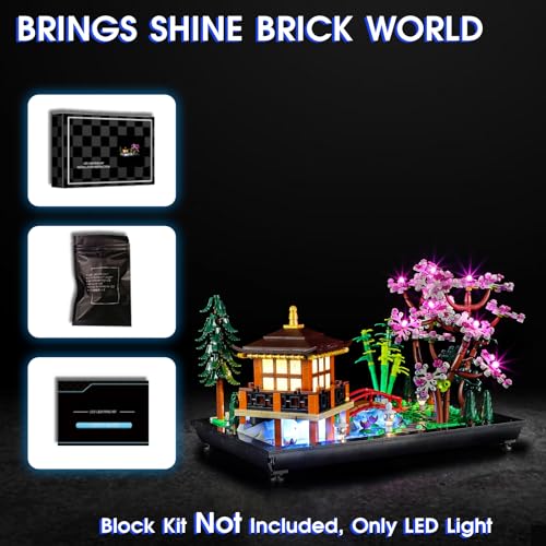 Vaodest LED Light for Lego 10315 Icons Tranquil Garden Set,Design and Configuration Compatible with Model 10315(LED Light Only, Not Building Block Kit) - style: 10315 Tranquil Garden Set