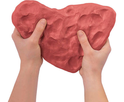 Jovi - Air Dry Clay, 3 x 1.1 lb, Terracotta Color, Total of 3.3 lb - color: Terracotta