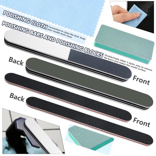 WMYCONGCONG 28 PCS Gundam Model Tool Kit Basic Model Tools Hobby Building Tools Craft Set for Car Model Building Repairing Fixing