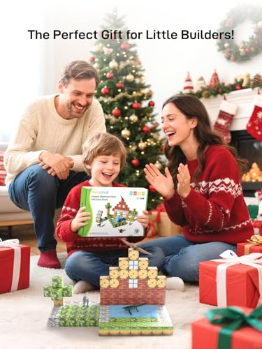 Veecafiodi Magnetic Blocks 108PCS, Dinosaur Magnetic Building Blocks with 6 Dinosaur Figures, Magnetic Blocks for Kids Ages 3-5, 4-8, STEM Construction Toy - color: Yellow