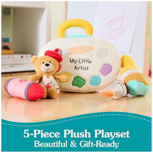 GUND Baby My Little Artist 5-Piece Sensory Plush Toy Playset for Babies - style: Artist Playset