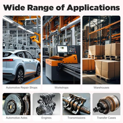 Hydraulic Crane with Engine Leveler, 2T Folding Hydraulic Crane, Heavy Duty Folding Hydraulics, Folding Hydraulic Cranes with Wheels for Engine Lifting Loading