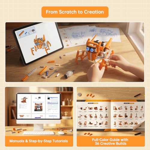 Robot Building Block Kit for MakeCode Graphical Coding STEM Education Set