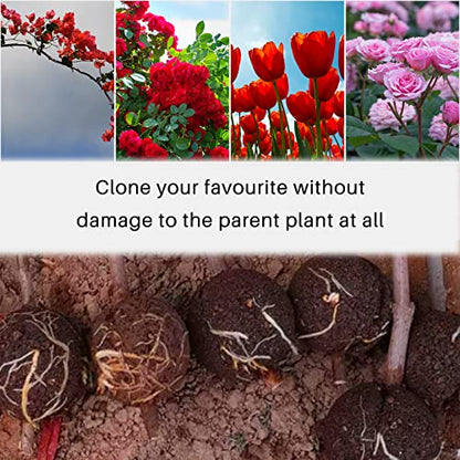12PCS Reusable Air Layering Pods for Plant Rooting Growing Propagation Ball - size: 4 Small + 4 Medium + 4 Large