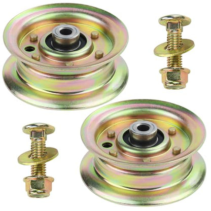 2 Pack 532177968 Idler Pulley for Craftsman Husqvarna Z254 Deck - color: A08 2x532177968