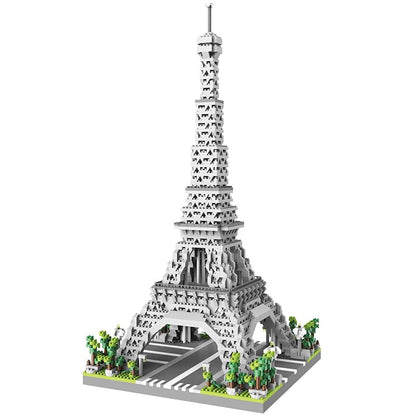Aningde 2600Pcs Eiffel Tower Architecture Micro Building Bricks Model Kit for Adults – Detailed Architectural Display Model – Ages 14+