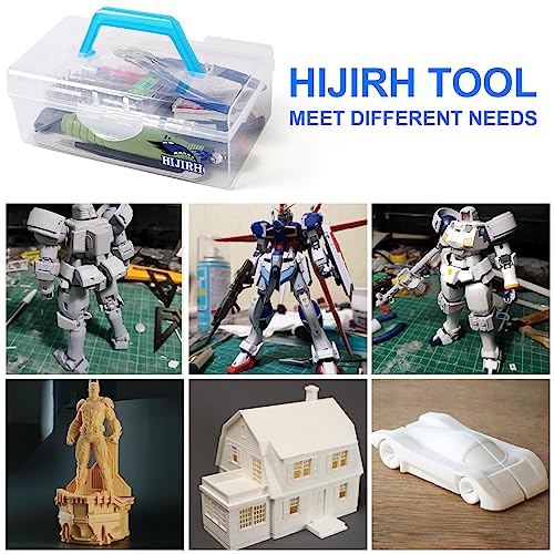 HIJIRH 108PCS Model Kit Tool,Gundam Model Tool Kit,Hobby Building Tool Kit