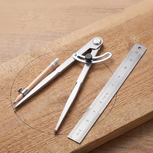 Geometry Compass Set, Metal Circle Drawing Tool Kit