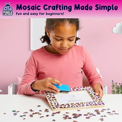 Decorate Your Own Mosaic Picture Frame Craft Kit for Girls Ages 8-12 - style: Mosaic Tiles