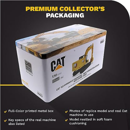 Diecast Masters 1:50 Model Cat 323 Hydraulic Excavator, with Tools, 85657