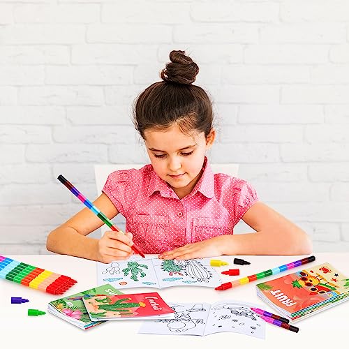 BenLouis 24 Pcs Summer Mini Coloring Books for Kids Party Favors - style: Summer