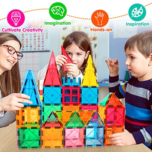 Magnetic Tiles Building Blocks for 3 4 5 6 7 8+ Years Old Boys Girls - style: Magnetic Tiles