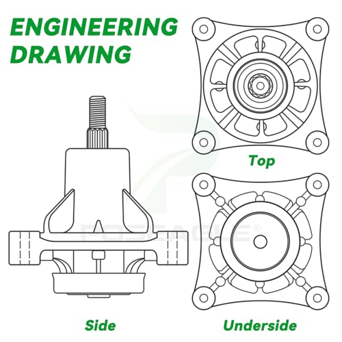 2 Pack 604214 Spindle Assembly Kit for Hustler Raptor 42 Spindles - size: A07 2x604214 Spindle Kit
