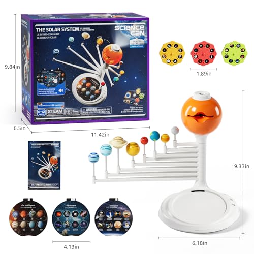 Science Can Solar System for Kids, Interactive Talking Solar System Model - color: White