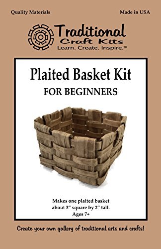 Traditional Craft Kits Beginner Basket Weaving Kit Set of 6