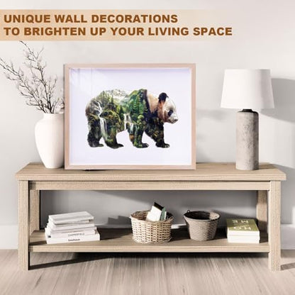 Mountain Panda Puzzles Adults Gifts for Women Men Wooden 195 Pieces 13.6 * 8.9in - color: Mountain Panda, size: Large