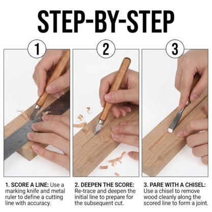 2 Pack Woodworking Marking Knife, Wood Marking Knife Dual