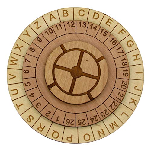 Hide and Seek Cipher Decoder Ring - Two Piece Escape Room Cipher Wheel - size: Hide and Seek Cipher