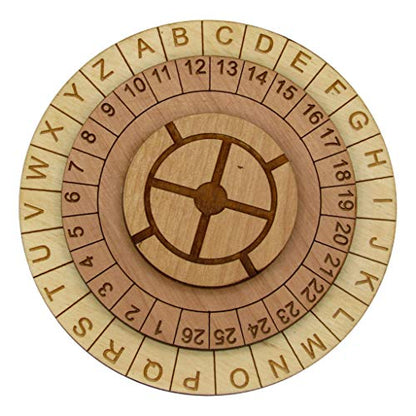 Hide and Seek Cipher Decoder Ring - Two Piece Escape Room Cipher Wheel - size: Hide and Seek Cipher
