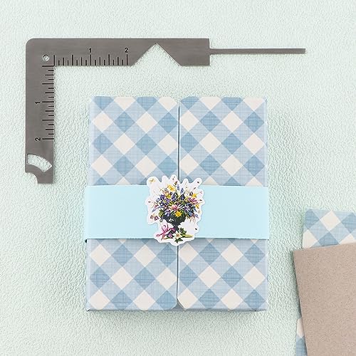 2Pcs/Set,Book Cover Guide,5-in-1 Stainless Steel Metal Bookbinding Cover Tool for Making Book Cover Creating Book or Album Covers Out of Chipboard Makes Creating Covers Out of Chipboard Simple - color: 2Pcs/Set Book Cover Guide
