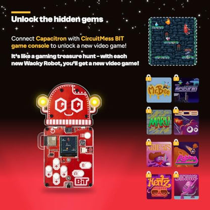 CIRCUITMESS Capacitron Science Kit for Unisex Children, Ages Kid, STEM, Coding Skills