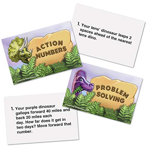 Learning Resources Dino Math Tracks Game