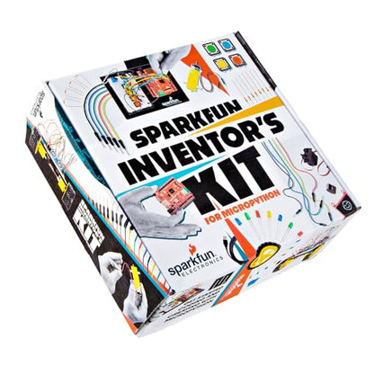 SparkFun Inventor’s Kit for MicroPython - SIK - RP2350 IoT RedBoard - 5 Guided Projects (16 Circuits) with Sensors - OLED - Motors - Robot Build - Solderless STEM Kit