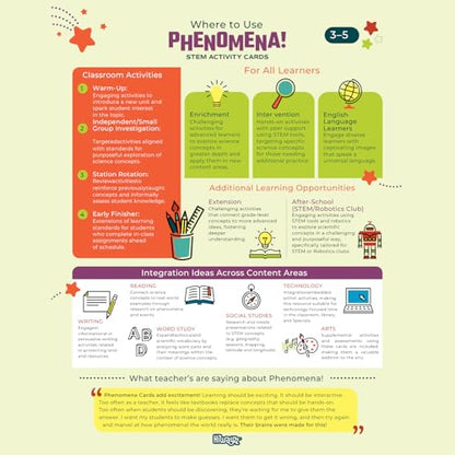 Science STEM Activity Cards Ages 8+ - style: Ages 8+