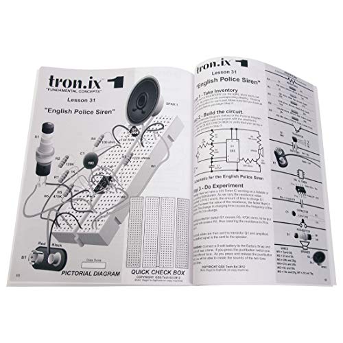 TRONIX 1 LAB - Fundamental Concepts Electronics for Robotics Lab By Electronix Express
